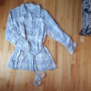 Flannel Maternity Tunic